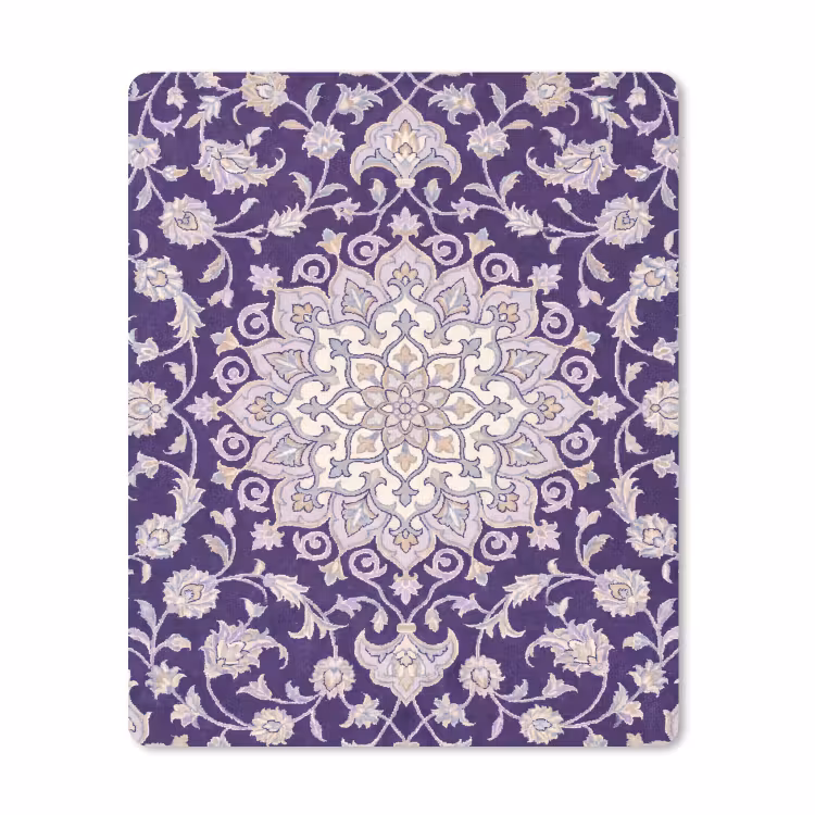 Muismat - Patroon - Medallion - Oosters - Paars - Decoratie — 1