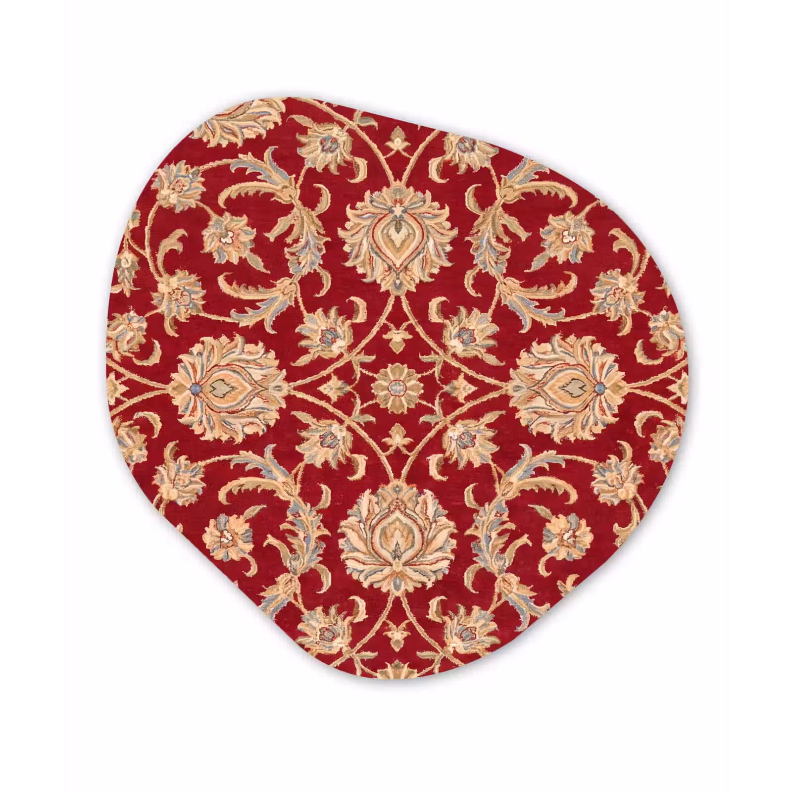 Organisch schilderij forex - Patroon - Bloem - Klassiek - Oosters - Rood — 1