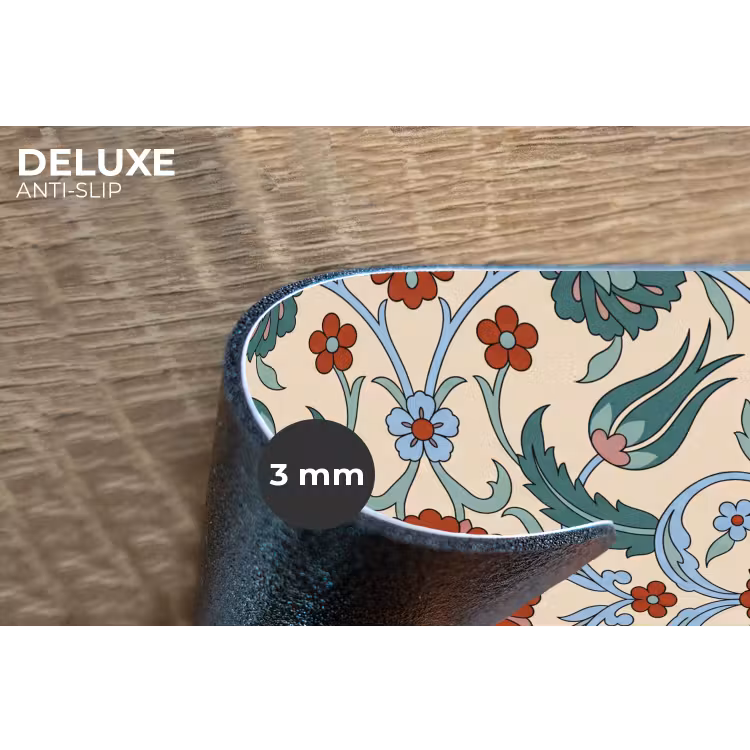 Placemat - 6 stuks - Bloemen - Patroon - Klassiek - Decoratie - Kleurrijk — 4