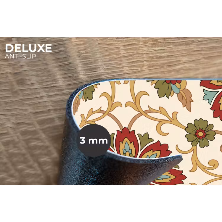 Placemat - 6 stuks - Patroon - Bloemen - Ornament - Klassiek - Kleurrijk — 4