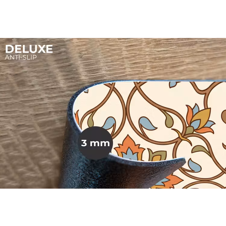 Placemat - 6 stuks - Patroon - Bloemen - Ornament - Kleurrijk — 4