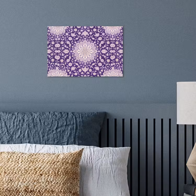 Poster - Patroon - Medallion - Oosters - Paars - Decoratie — 3