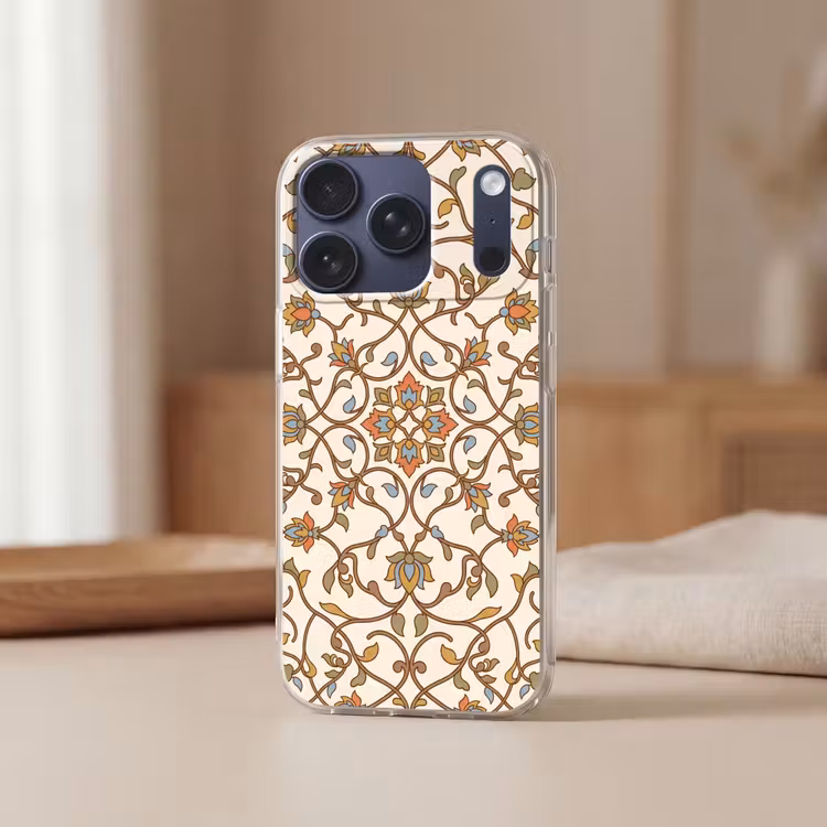 Telefoonhoesje - Patroon - Bloemen - Ornament - Kleurrijk — 3