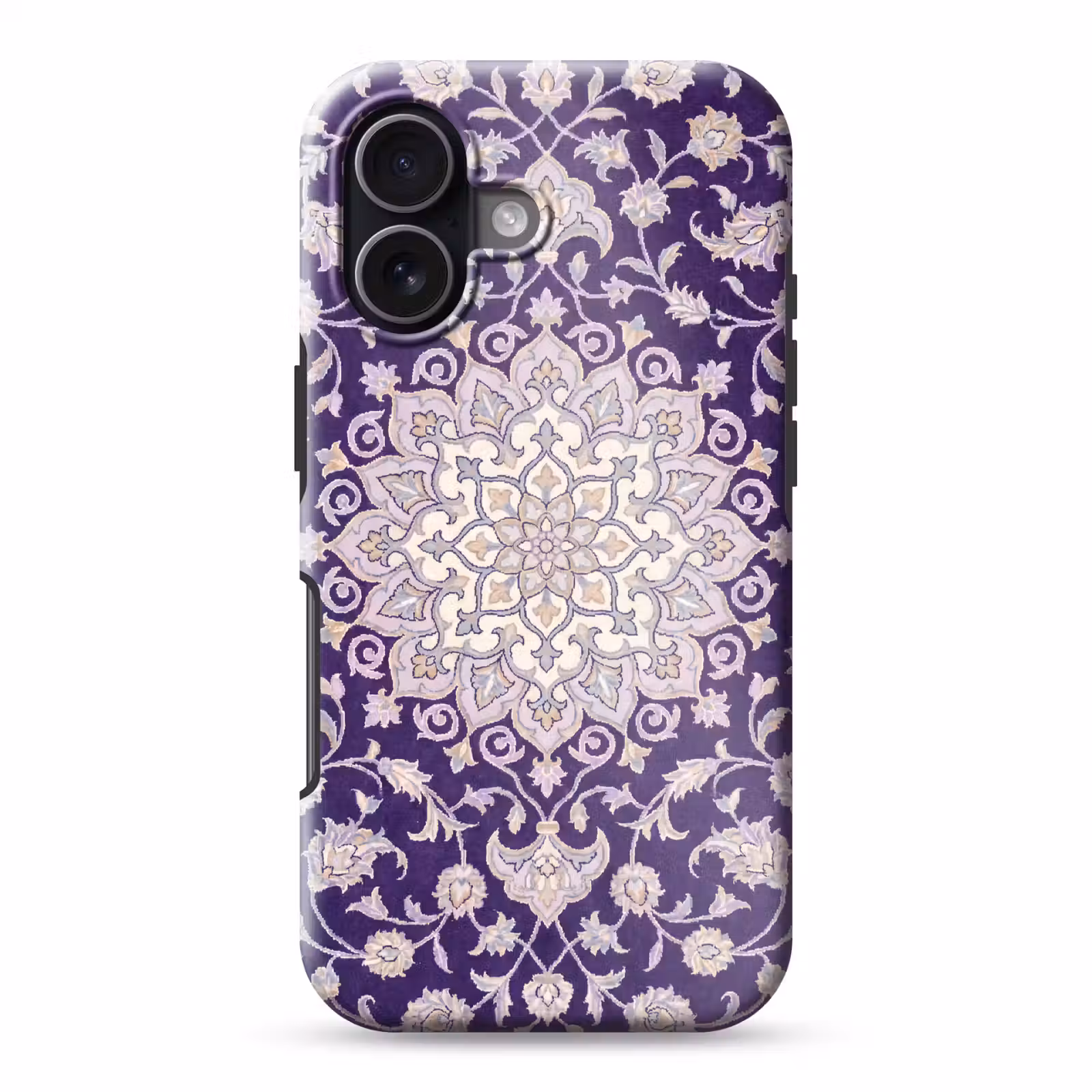 Telefoonhoesje Toughcase - Patroon - Medallion - Oosters - Paars - Decoratie — 1