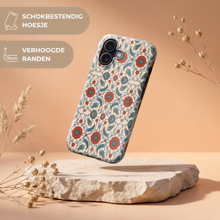 Telefoonhoesje Toughcase - Bloemen - Patroon - Klassiek - Decoratie - Kleurrijk — 5
