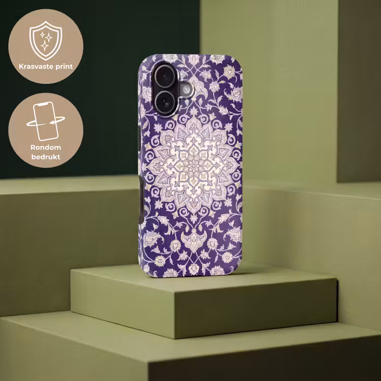 Telefoonhoesje Toughcase - Patroon - Medallion - Oosters - Paars - Decoratie — 7