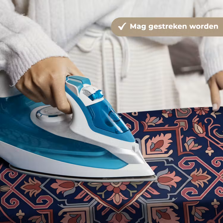 Wandkleed - Patroon - Oosters - Floraal - Blauw - Klassiek — 6