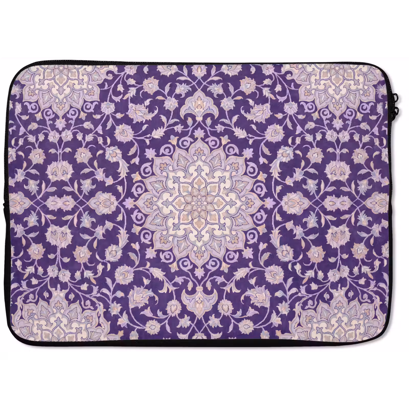 Laptophoes Patroon - Medallion - Oosters - Paars - Decoratie — 1