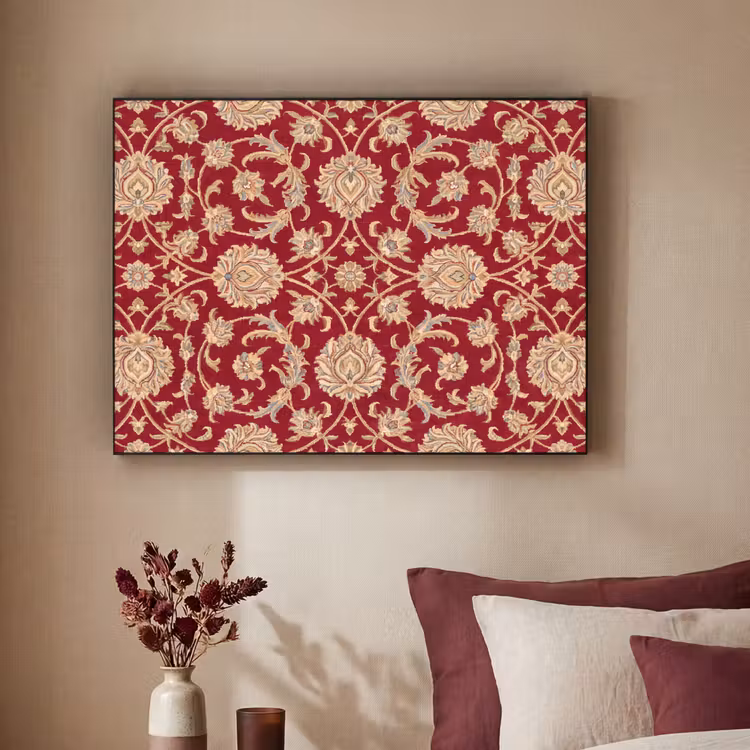 Art frame - Patroon - Bloem - Klassiek - Oosters - Rood — 3