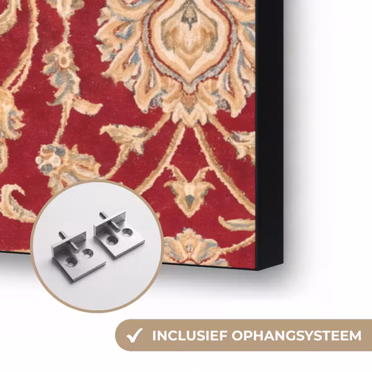 Art frame - Patroon - Bloem - Klassiek - Oosters - Rood — 6