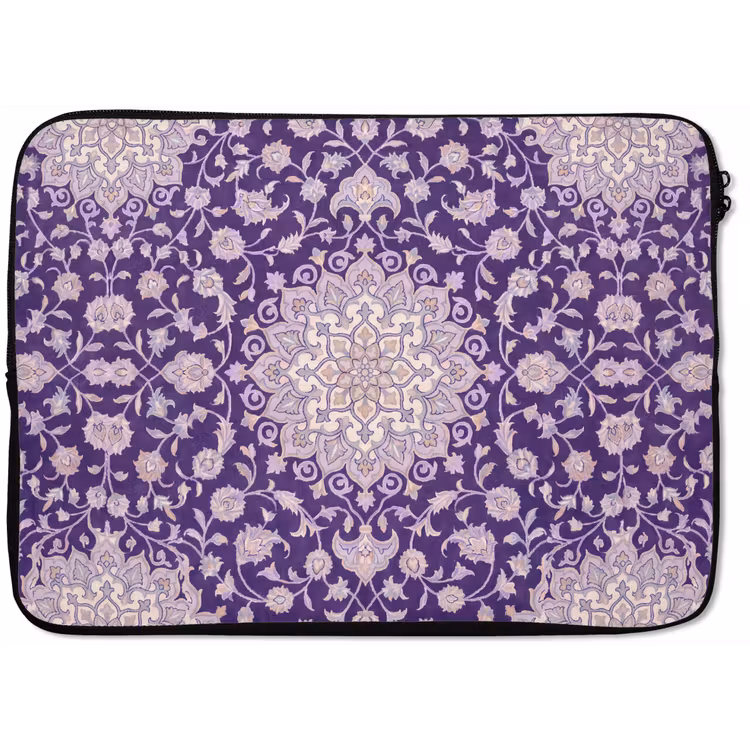 Laptophoes Patroon - Medallion - Oosters - Paars - Decoratie — 1