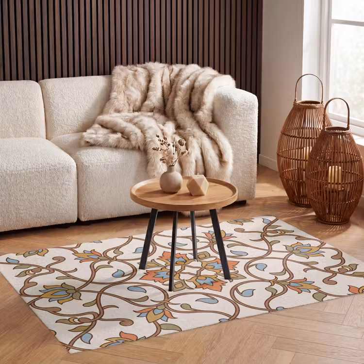 Vloerkleed - Patroon - Bloemen - Ornament - Kleurrijk — 3