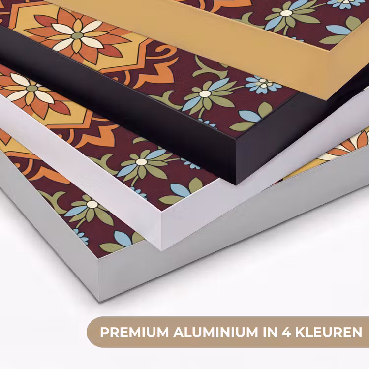 Art frame - Patroon - Floraal - Geometrisch - Kleurrijk - Decoratie — 2