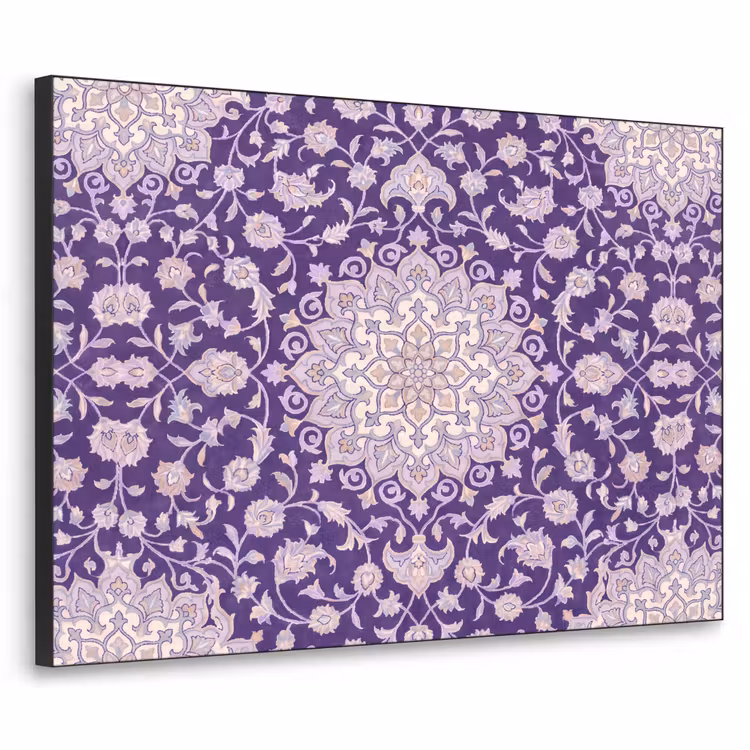 Art frame - Patroon - Medallion - Oosters - Paars - Decoratie — 1