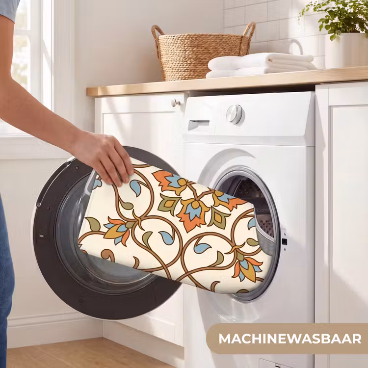 WC Mat - Patroon - Bloemen - Ornament - Kleurrijk — 6