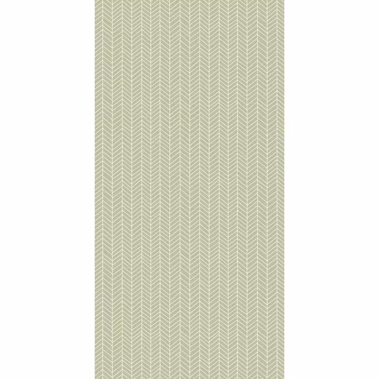 Behang - Saliegroen - Visgraat - Geometrisch - Patroon — 2