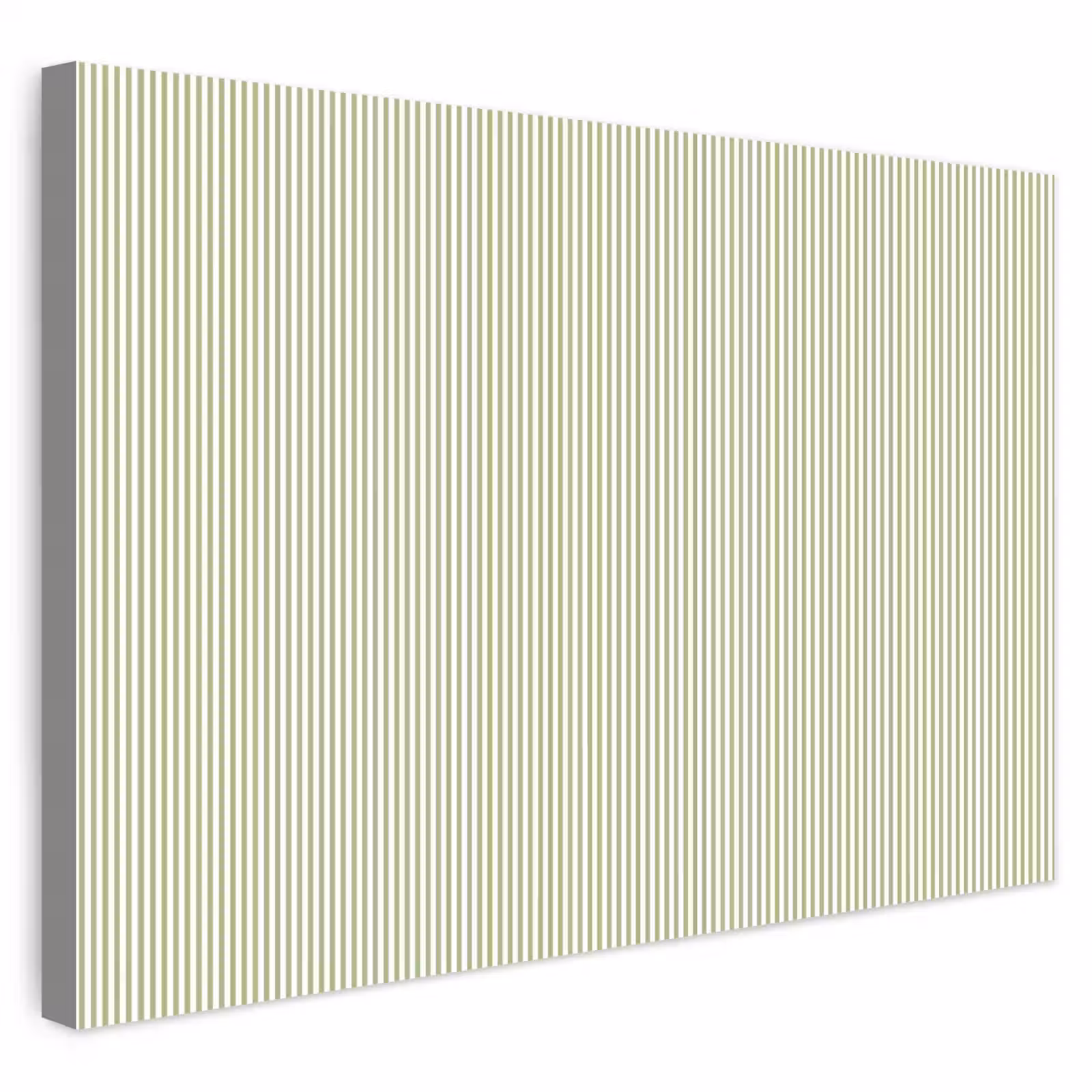Buiten canvas - Saliegroen - Strepen - Minimalistisch - Patroon — 1