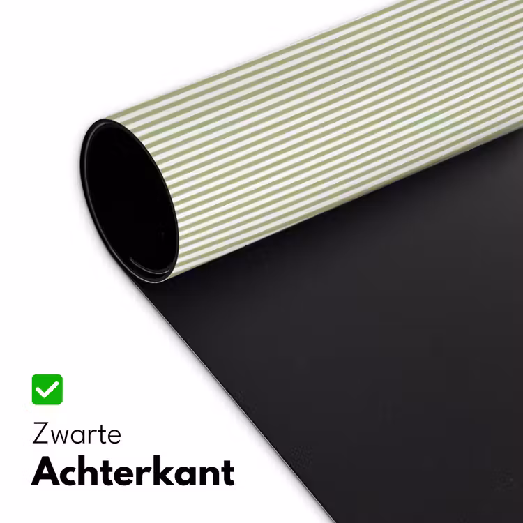 Bureau onderlegger - Saliegroen - Strepen - Minimalistisch - Patroon — 5