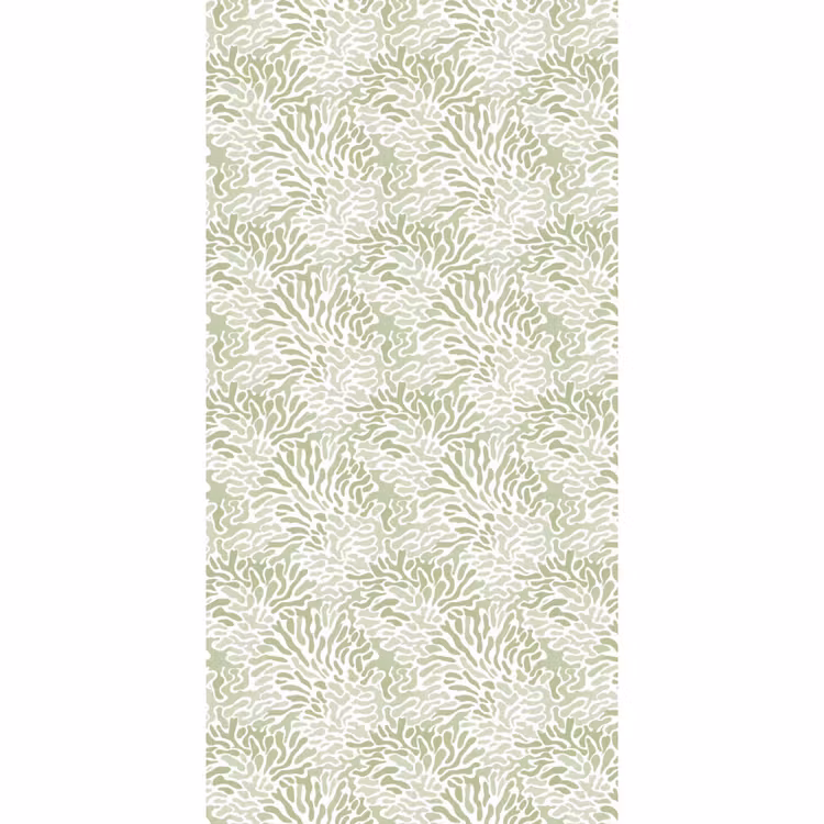 Behang - Saliegroen - Abstract - Organisch - Koraal - Patroon — 2