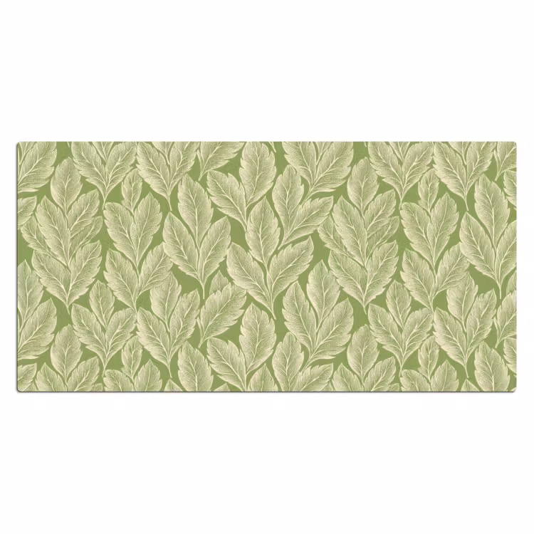 Bureau onderlegger - Groen - Botanisch - Bladeren - Vintage - Patroon — 2
