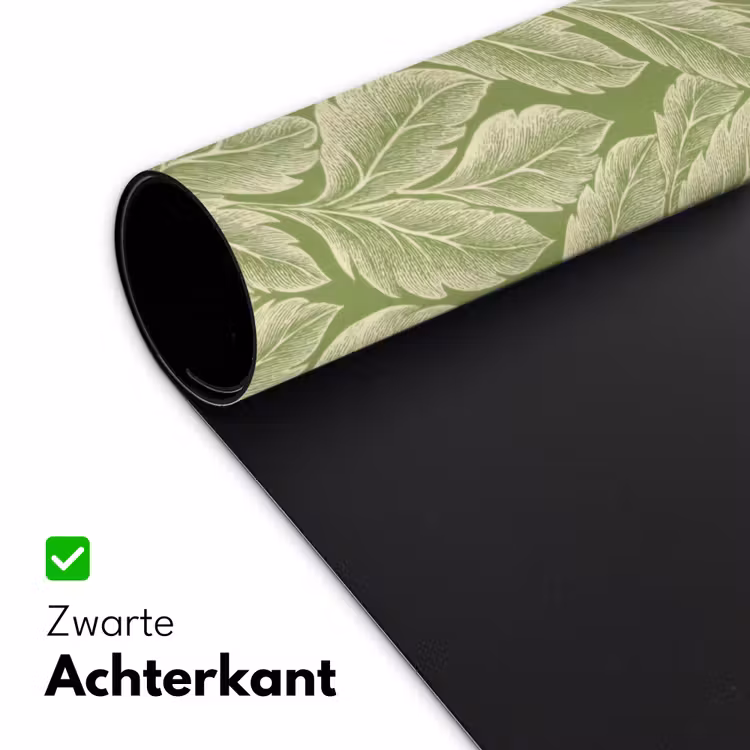 Bureau onderlegger - Groen - Botanisch - Bladeren - Vintage - Patroon — 5