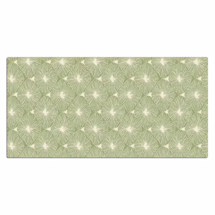 Bureau onderlegger - Saliegroen - Botanisch - Ruiten - Organisch - Patroon — 2