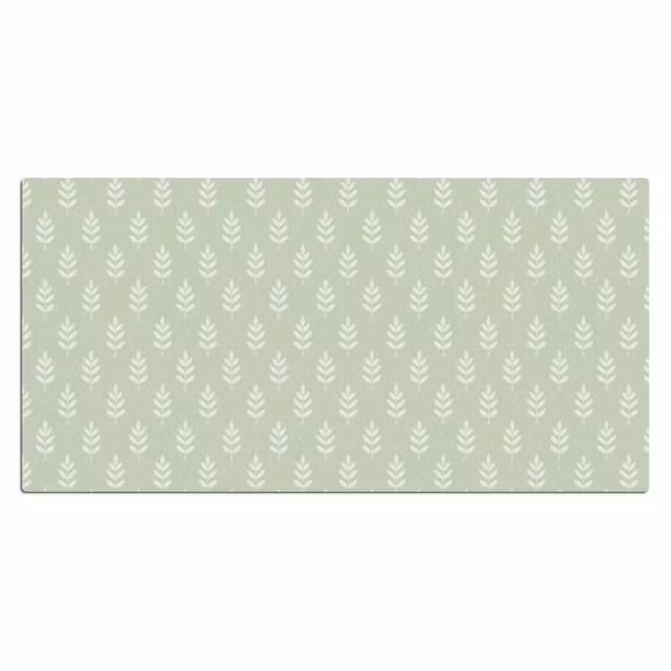 Bureau onderlegger - Saliegroen - Botanisch - Takjes - Minimalistisch - Patroon — 2