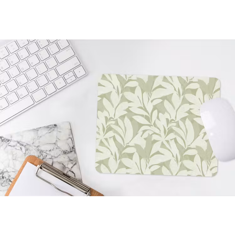 Muismat - Saliegroen - Botanisch - Minimalistisch - Patroon — 2