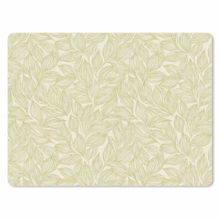 Muismat - Saliegroen - Botanisch - Bladeren - Handgetekend - Patroon — 1