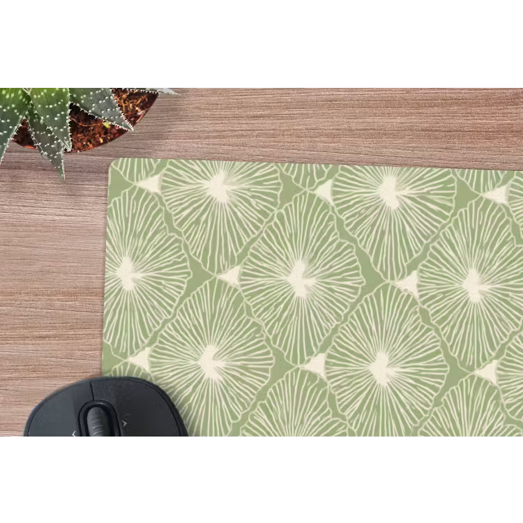 Muismat - Saliegroen - Botanisch - Ruiten - Organisch - Patroon — 4