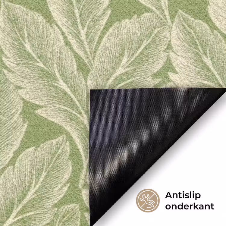 Deurmat - Groen - Botanisch - Bladeren - Vintage - Patroon — 6