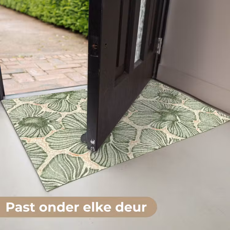 Deurmat - Groen - Botanisch - Bloemen - Organisch - Patroon — 7