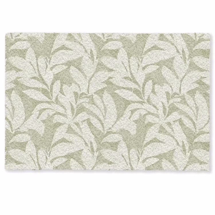 Deurmat - Saliegroen - Botanisch - Minimalistisch - Patroon — 1