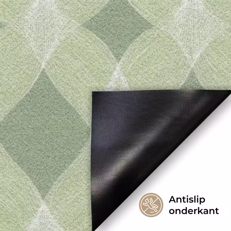 Deurmat - Saliegroen - Geometrisch - Organisch - Traliewerk - Patroon — 6