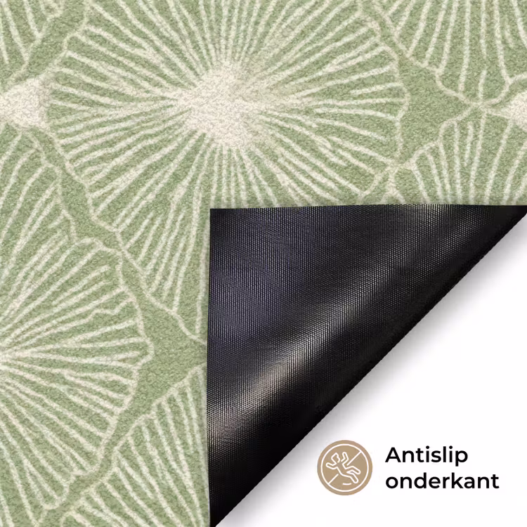 Deurmat - Saliegroen - Botanisch - Ruiten - Organisch - Patroon — 6