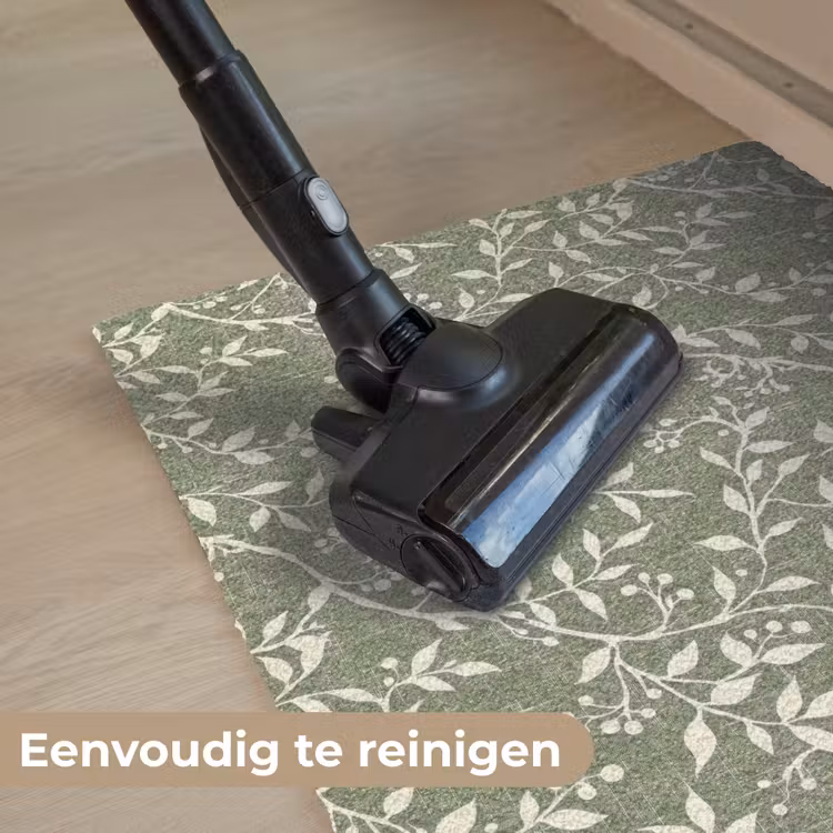 Deurmat - Saliegroen - Botanisch - Takken - Besjes - Linnen - Patroon — 9