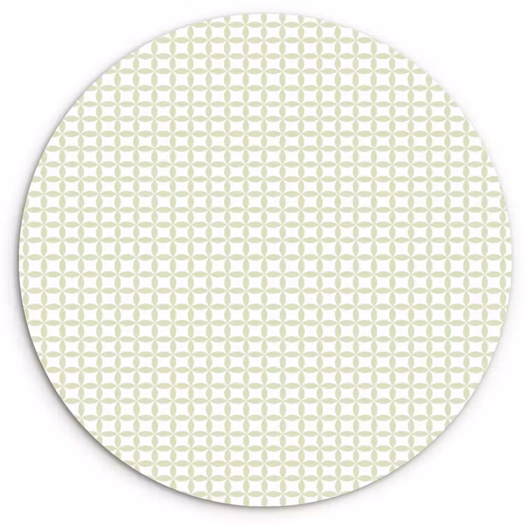 Muurcirkel - Saliegroen - Geometrisch - Cirkels - Patroon — 1