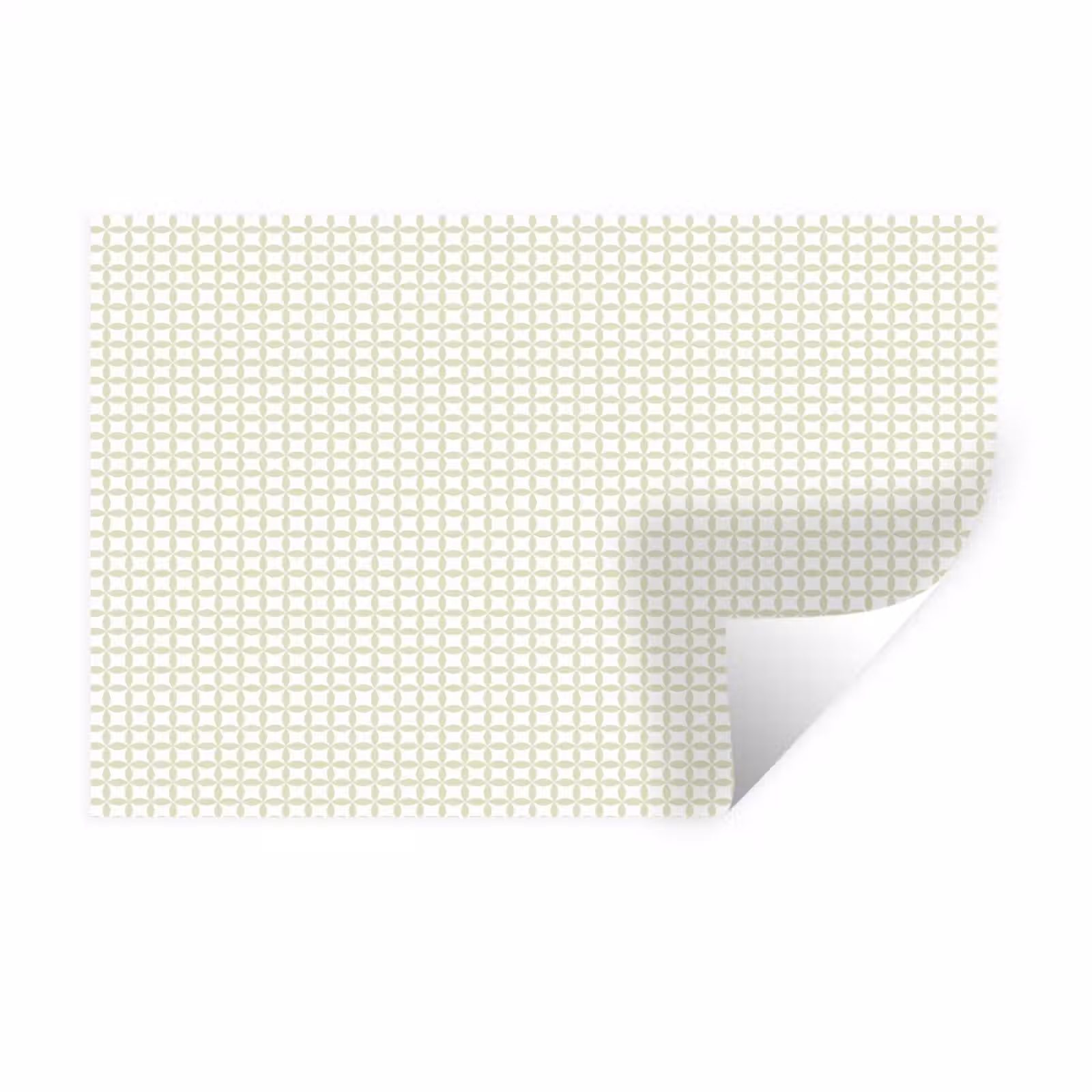 Muursticker - Saliegroen - Geometrisch - Cirkels - Patroon — 1