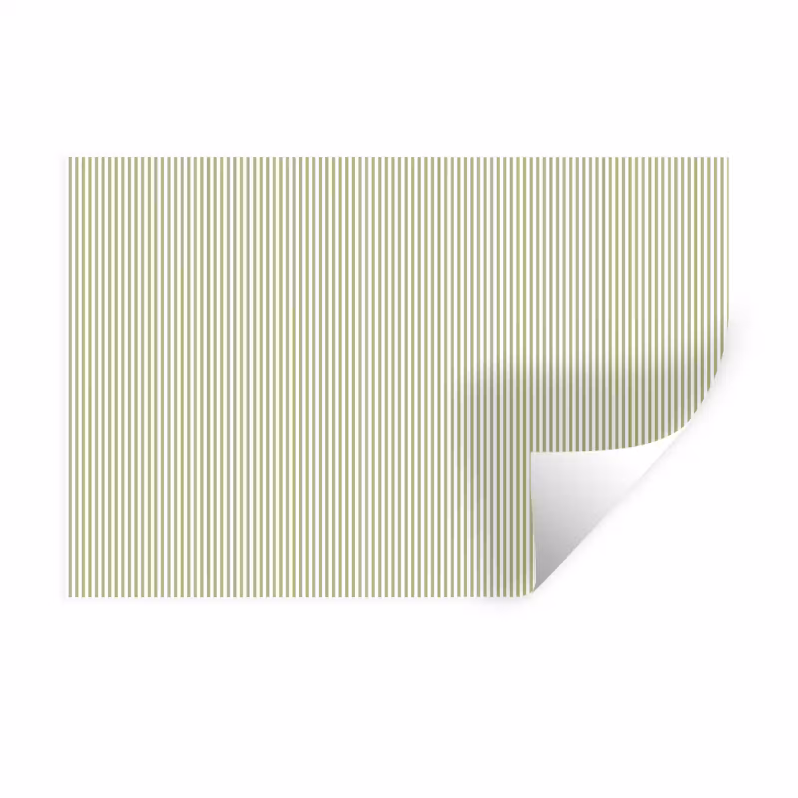 Muursticker - Saliegroen - Strepen - Minimalistisch - Patroon — 1