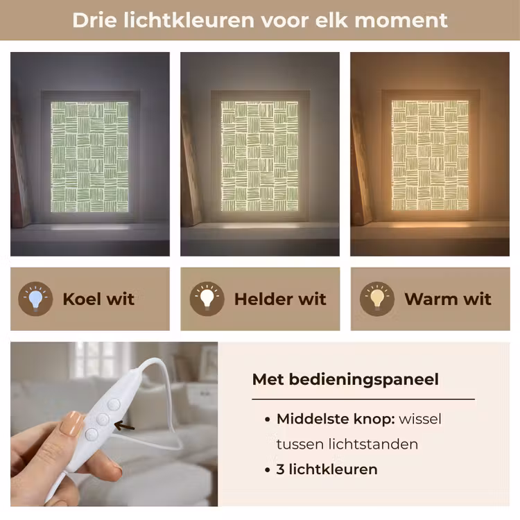 Gepersonaliseerd Lightbox - Saliegroen - Blokken - Handgetekend - Patroon — 6