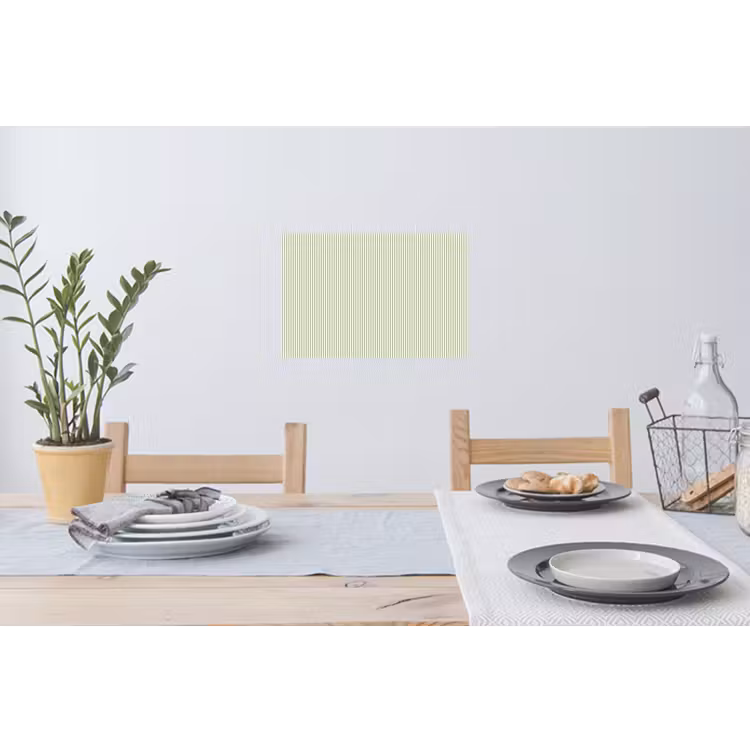 Muursticker - Saliegroen - Strepen - Minimalistisch - Patroon — 3
