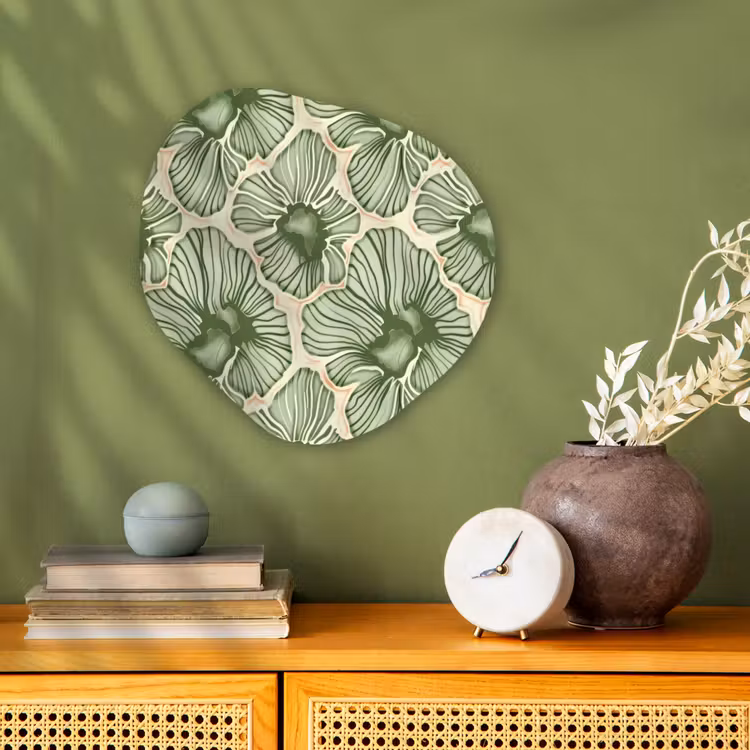 Organisch schilderij forex - Groen - Botanisch - Bloemen - Organisch - Patroon — 2