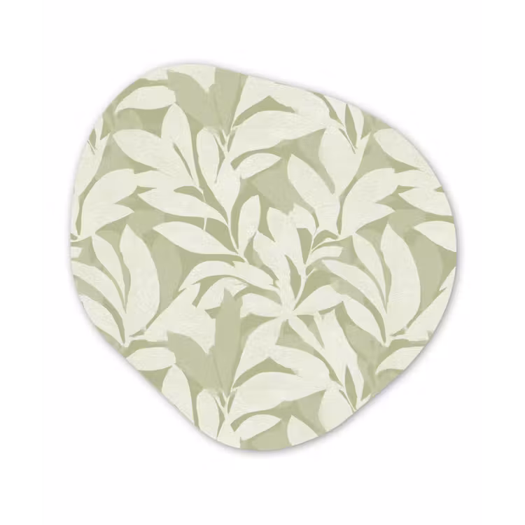 Organisch schilderij forex - Saliegroen - Botanisch - Minimalistisch - Patroon — 1