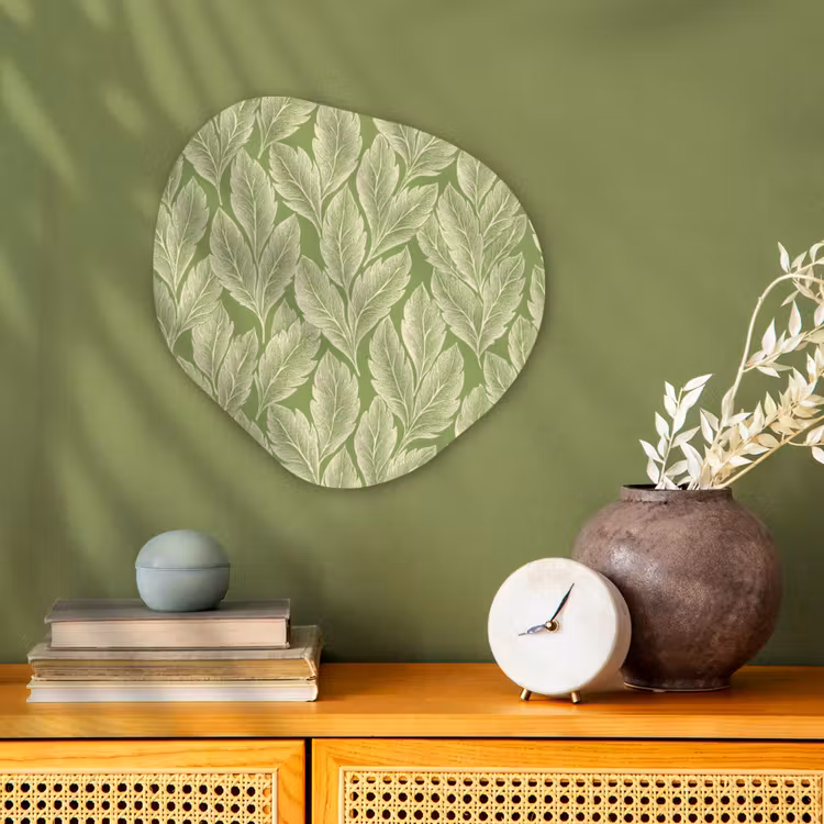 Organisch schilderij forex - Groen - Botanisch - Bladeren - Vintage - Patroon — 2