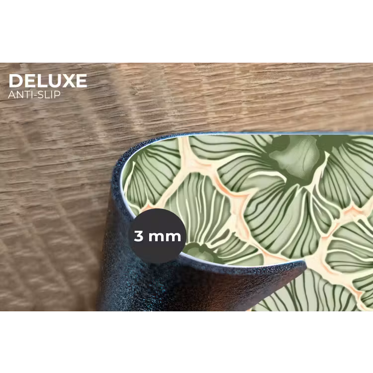 Placemat - 6 stuks - Groen - Botanisch - Bloemen - Organisch - Patroon — 4