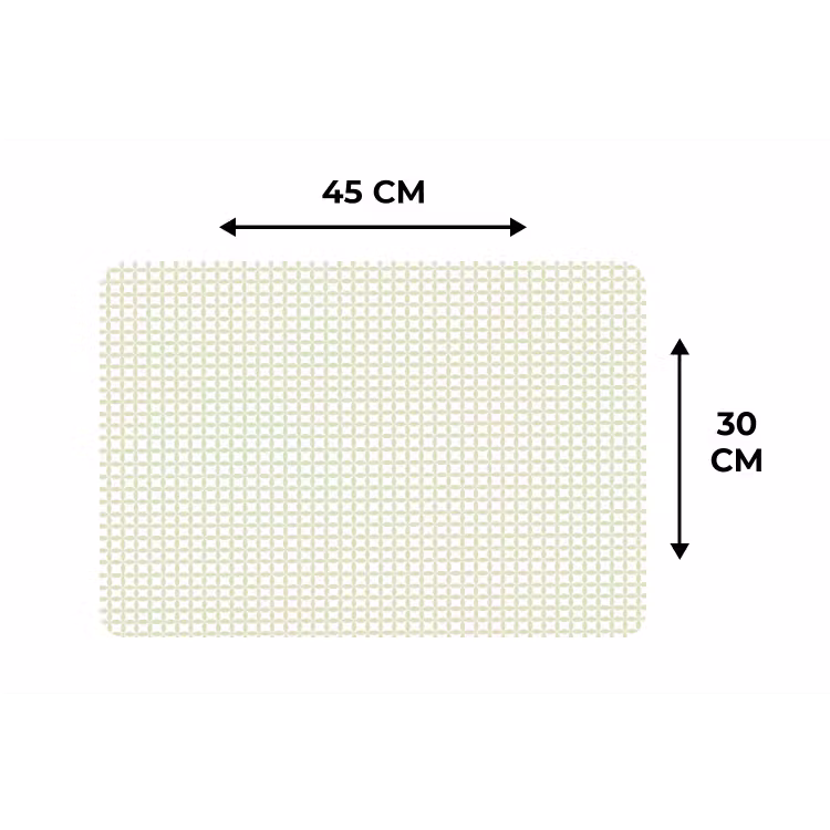 Placemat - 6 stuks - Saliegroen - Geometrisch - Cirkels - Patroon — 3