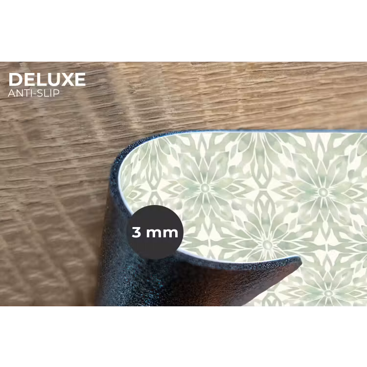 Placemat - 6 stuks - Saliegroen - Symmetrisch - Mandala - Ornament - Patroon — 4