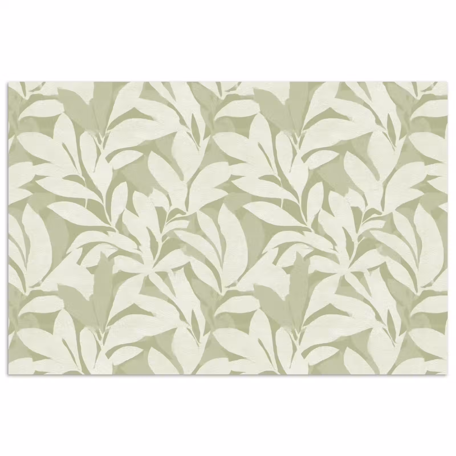 Poster - Saliegroen - Botanisch - Minimalistisch - Patroon — 1