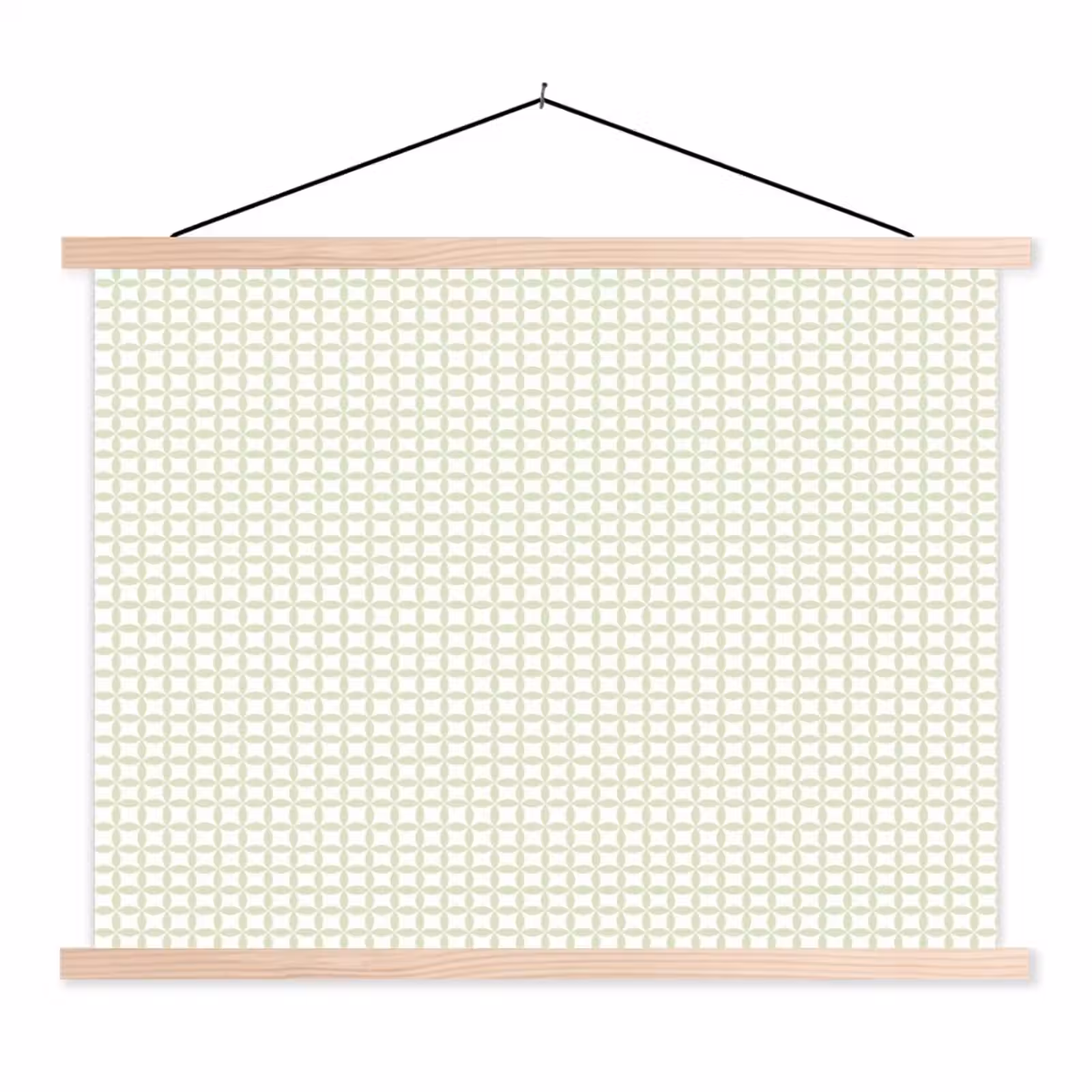 Schoolplaat - Saliegroen - Geometrisch - Cirkels - Patroon — 1