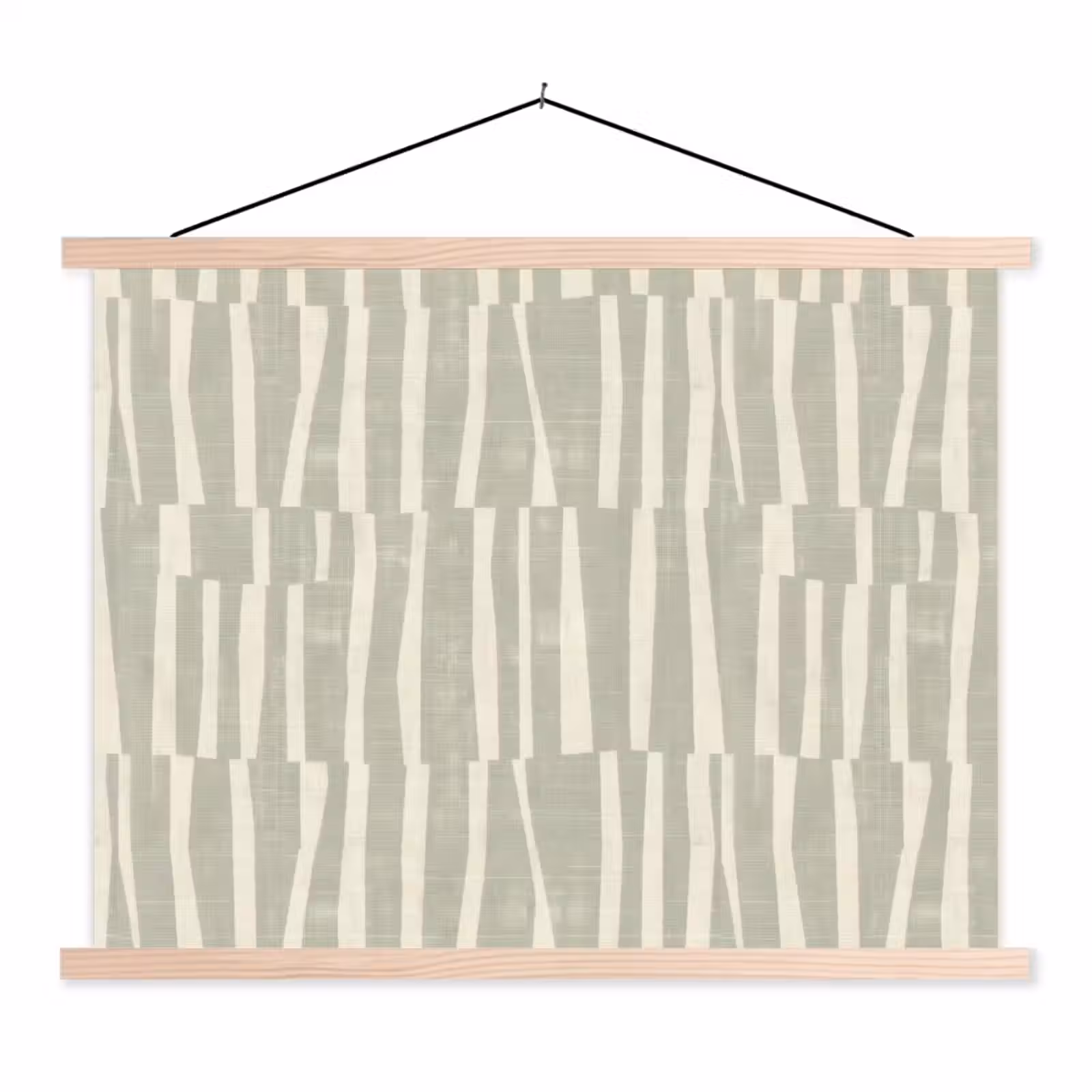Schoolplaat - Saliegroen - Strepen - Geometrisch - Textuur - Patroon — 1